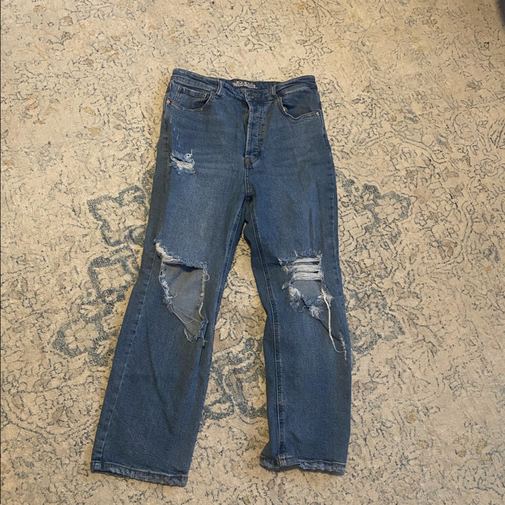 Ripped Mom Jean